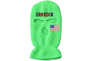 American Flag Knit Beanie: 'Let's Go Brandon' Balaclava Mask