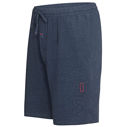 Image of Fila Men's 100% Brushed Jersey Pajama Night Sleep Short, Various Pack Size Options (Single Pack or 2 Pack)