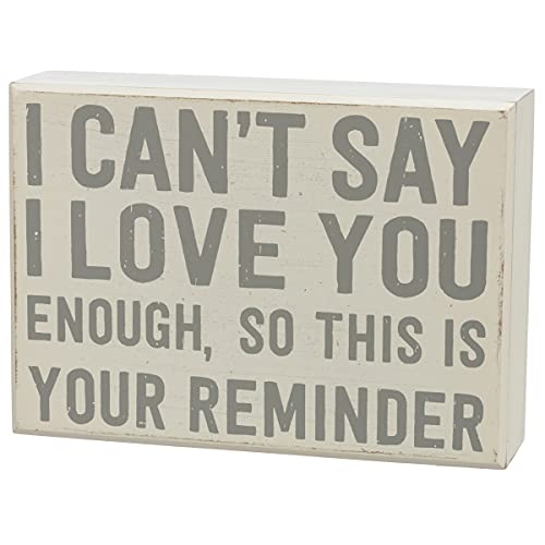 Primitives-by-Kathy-I-Cant-Say-I-Love-You-Enough-So-This-Your-Reminder-Love-You-A-Bushel-and-A-Peck-and-A-Hug-Around-Your-Neck-Home-Decor-Gift-Set Primitives by Kathy I Cant Say I Love You Enough So This Your Reminder Love You A Bushel and A Peck and A Hug Around Your Neck Home Decor Gift Set