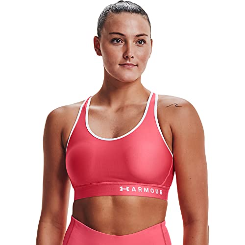 Image of Under Armour Women's Armour Mid Heathered Sports Bra