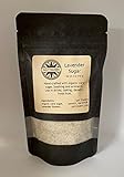 Salt Traders Lavender flavored Cane Sugar - 5 oz Rice Paper Zip Bag