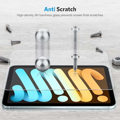 Image of OMOTON 3-Pack Screen Protector for iPad Mini 7 /6, HD Clarity