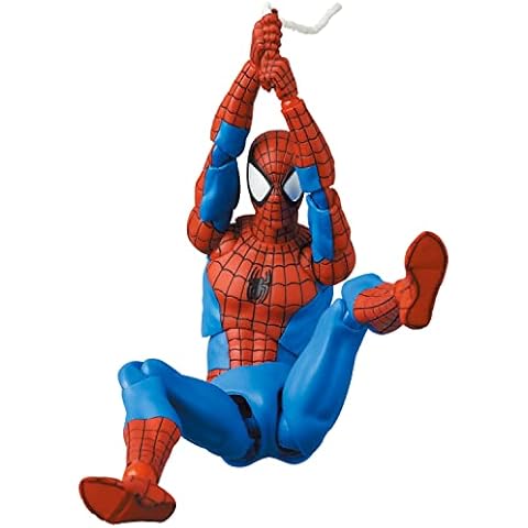 MAFEX No.185 SPIDER-MAN Spider-Man (CLASSIC COSTUME Ver.) Total Height Approx. 6.1 inches (155 mm), Non-scale, Pre-painted Action Figure Cover