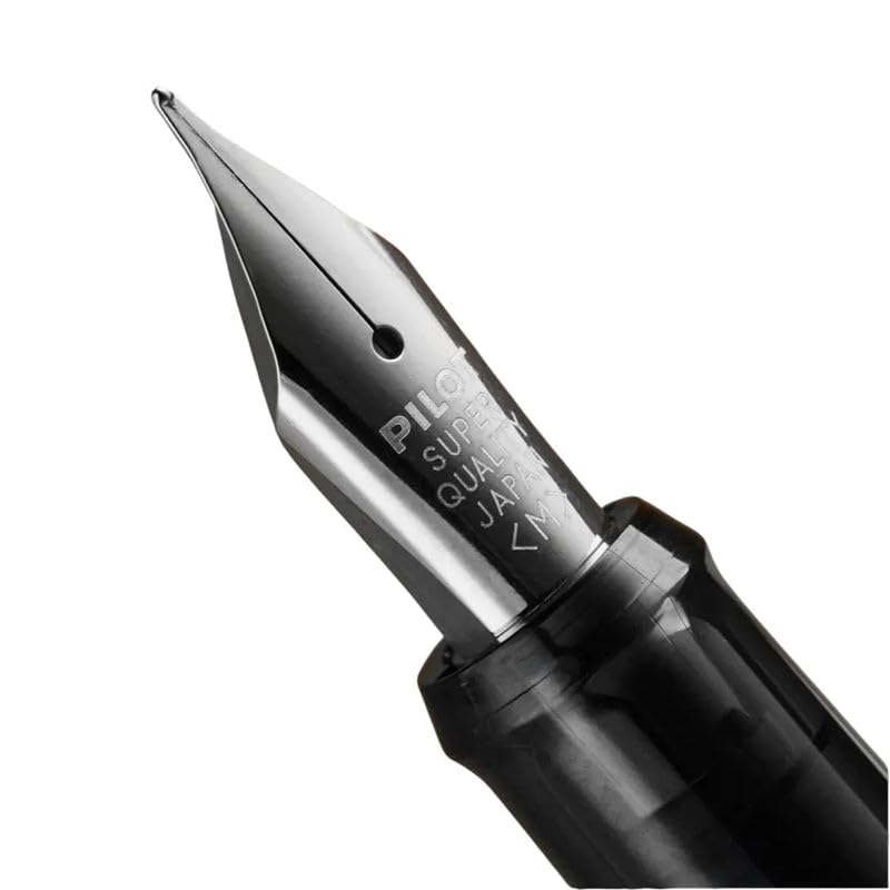 Image of Pilot Explorer Fountain Pen, Coral, Black Ink, Resin, Fine Nib, Stainless Steel