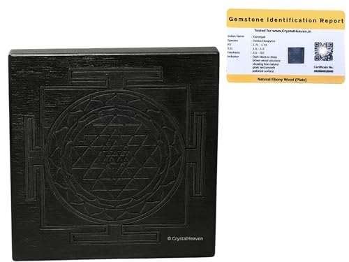 Image of Karungali Plate for Pooja (Shree Yantra)