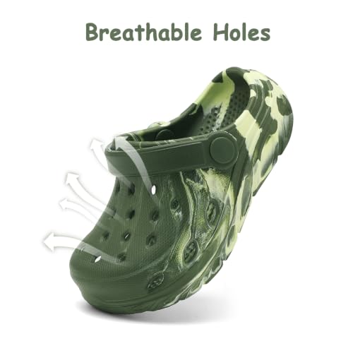 Image of AOVOG Kid Girls Boys Clogs Toddler Garden Shoes Slip On Shower Slide Sandals Beach Water Shoes