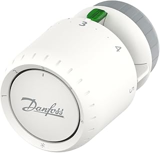 Danfoss Aveo™ 015G4290 Radiator Valve Mounted Thermostatic Operator with Built-In Dial & Sensor for Danfoss RA valves | Gas-filled for Precise Temperature Control