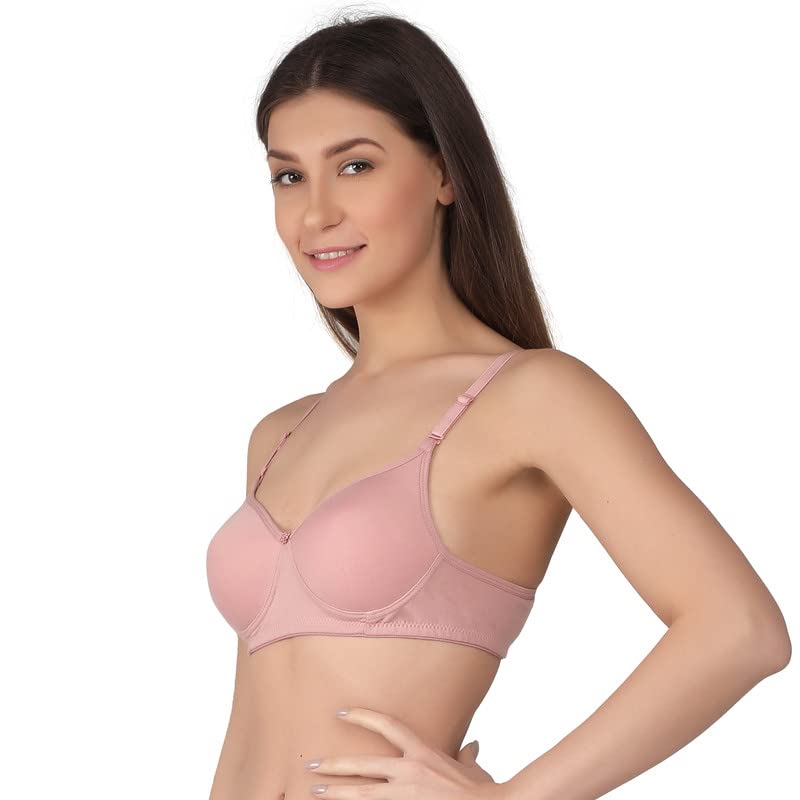 Image of Women Cotton Lightly padded Wire Free Seamless Bra Pack of 1