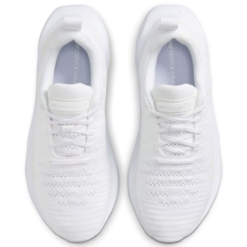 Nike InfinityRN 4 Women's Road Running Shoes (DR2670-103, White/White) Size 8