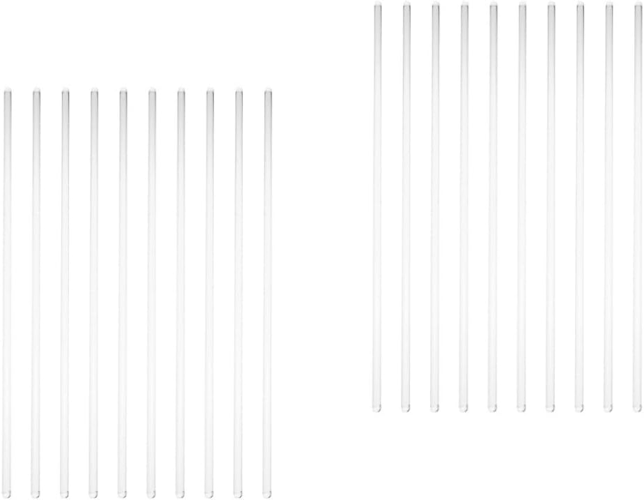 Zerodeko 20pcs Custom Drink Stirrers Glass Stir Sticks Coffee Stirring Rods Stirring Rod Drink Swizzle Stick Cocktail Stirrers Scientific Exploration Supply
