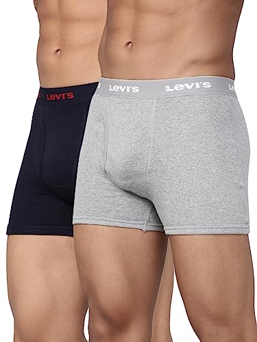 Levi's 001 Classic Boxer Brief for Men, Gray, Pack of 2 - Image 2