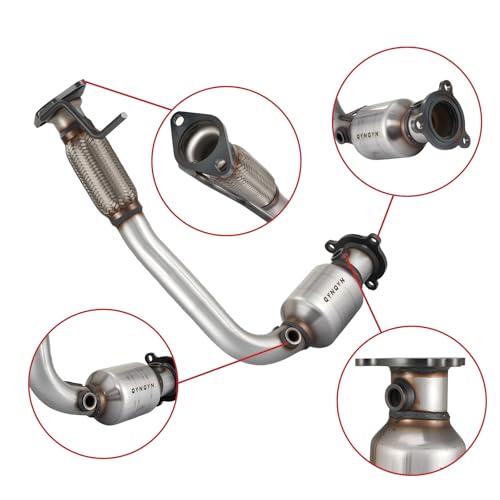 Image of Front and Rear 2-PC Catalytic Converter Kit for Equinox /Terrain | Fit Chevy Equinox & GMC Terrain 2010-2014 L4 2.4L, Replace 16581 644015 EPA Compliant
