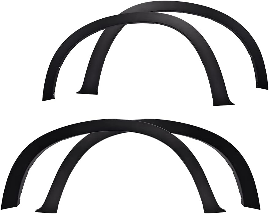 GRAND ORANGE Wheel Fender Flares Cover Compatible with 2007-2013 BMW X5 E70 with 20" / 21" wheel models only (Do not fit M models) Smooth Accessories