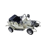 CORHAD 1stück Vintage Wrought Iron Car Model Dekoratives Metallhandwerk Für Zuhause Bar Und Shop Retro Blechauto Weiß Für Sammler Und Von Kunsthandwerk