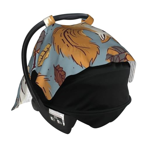 Housse de siege voiture bebe ecureuil multi-usages