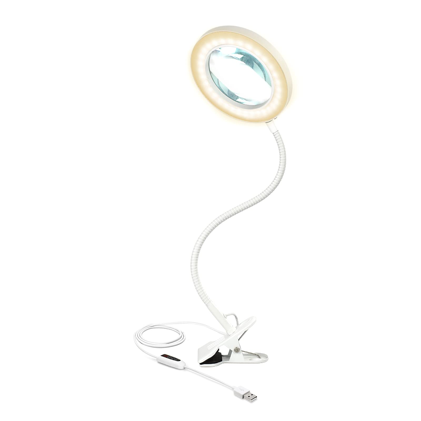 Loupe avec lumière et support pour éviter la fatigue visuelle en lecture