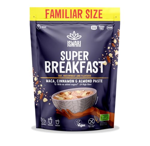 Super Desayuno Pasta de Maca, Canela y Almendras 1Kg Iswari