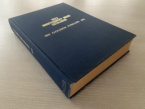 Image of 1922 Montgomery Ward Catalogue: Reprinted in Its Original Form