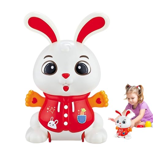 Lapin électrique oscillant pour amuser les garçons au jardin ou en voyage