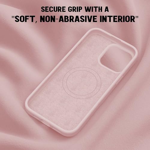 Image of Kratos Active Grip Silicone Case Cover Compatible with iPhone 15 Plus - Enhanced Protection, Wireless Magnetic Charging Case with Raised Edge Camera & Screen Protection, Shock-Resistant Design Pink