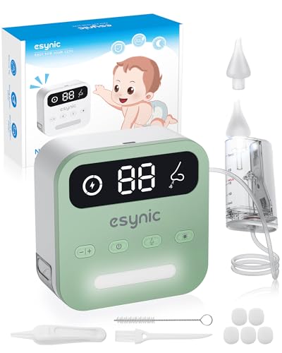 eSynic Professioneller elektrischer Nasensauger, wiederaufladbar...