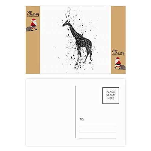 Cartes postales de remerciement girafe mexicaine x20