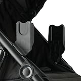 Deryan Adapter Kompatibel mit Bolt Jogger Kombikinderwagen sowie Ausgewählte Babyschalen von Maxi-Cosi, Joie, Cybex, Kinderkraft, Nuna (nicht mit Allen Modellen Kompatibel) - Black
