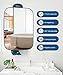 TOUCHBeauty Shower Mirrors for Men, 3X Magnification Shaving Mirror with Razor Holder, Bathroom Accessories for Men & Women 11