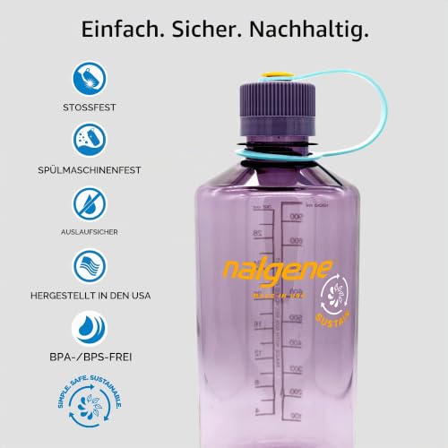 Nalgene Trinkflasche 'EH', aubergine, 1 Liter, 078432 – Ansicht 3