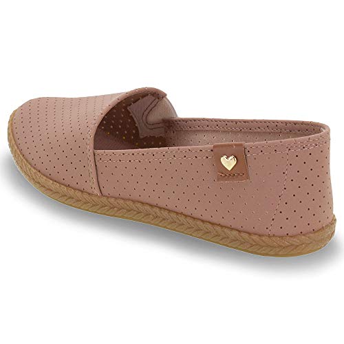 Alpargata Moleca Holes Rosa Feminino