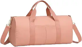 Mala Esportiva Academia, Compartimento para Tênis, Impermeável, 45 x 27 x 24 cm, Dobrável, Rosa (Rosa)