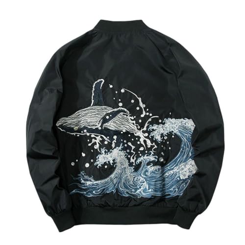 Veste de baseball japonaise brodée pour homme idéale pour vos sorties street de week-end