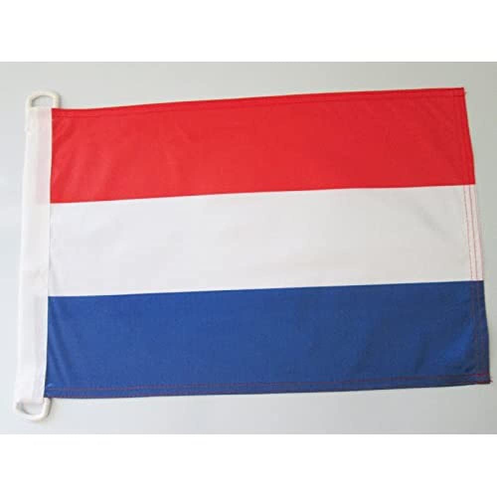 AZ FLAG Bandera Nautica de España Sin Armas 45x30 cm - Pabellón de Conveniencia Española Sin Escudo 30 x 45 Cm, Bandera de Barco con anillas — view 15