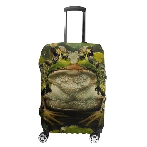 Lily And Frog Luggage Covers Tsa Approved Suitcase Cover Elastic Washable Luggage Sleeve Carry on Cover Protector Anti-Scratch Suitcase Protector Fits 19-30 Inch Case(XL)
