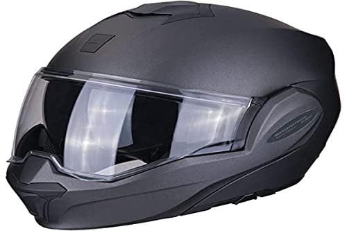 Casque de moto Scorpion Exo Tech Solid anthracite mat taille XXL pour motard