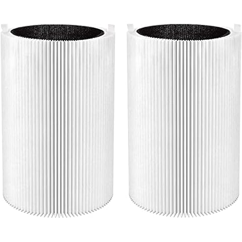 Smilyan 2 Pack Blue Pure 411 Filter Replacement for Blueair Blue Pure 411 411+ 411 Auto and Mini Air Purifier Cover