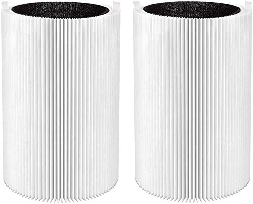 Image of Smilyan 2 Pack Blue Pure 411 Filter Replacement for Blueair Blue Pure 411 411+ 411 Auto and Mini Air Purifier