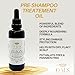 ORGANIC MODERN SOLUTION Pre-Shampoo Hair Thickening Oil & Growth Serum, Deep Conditioning, Stimulating, Chemical Free | 100% All Natural, Castor Oil based with Tribramla Complex (Duo, 2-Pack)