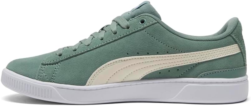 PUMA Womens Vikky V3 Wide Lace Up Sneakers Shoes Casual - Green