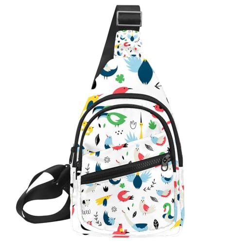 Sac de poitrine pour femme motif pastèque idéal pour randonnée et voyage