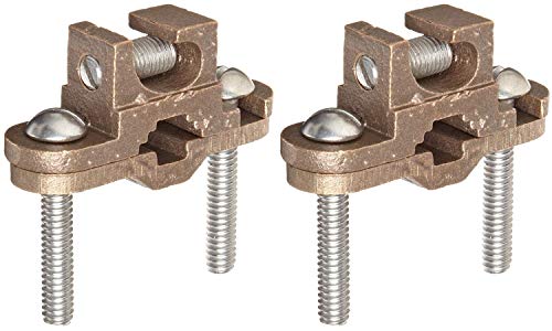 Ground Lay-In Rebar Clamp Direct Burial [Set of 2]