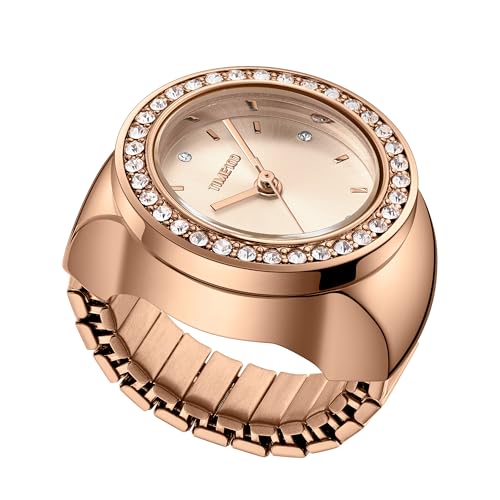Coffret Cadeau Montre à Quartz Femme avec lunette amovible colorée et bracelet ajustable