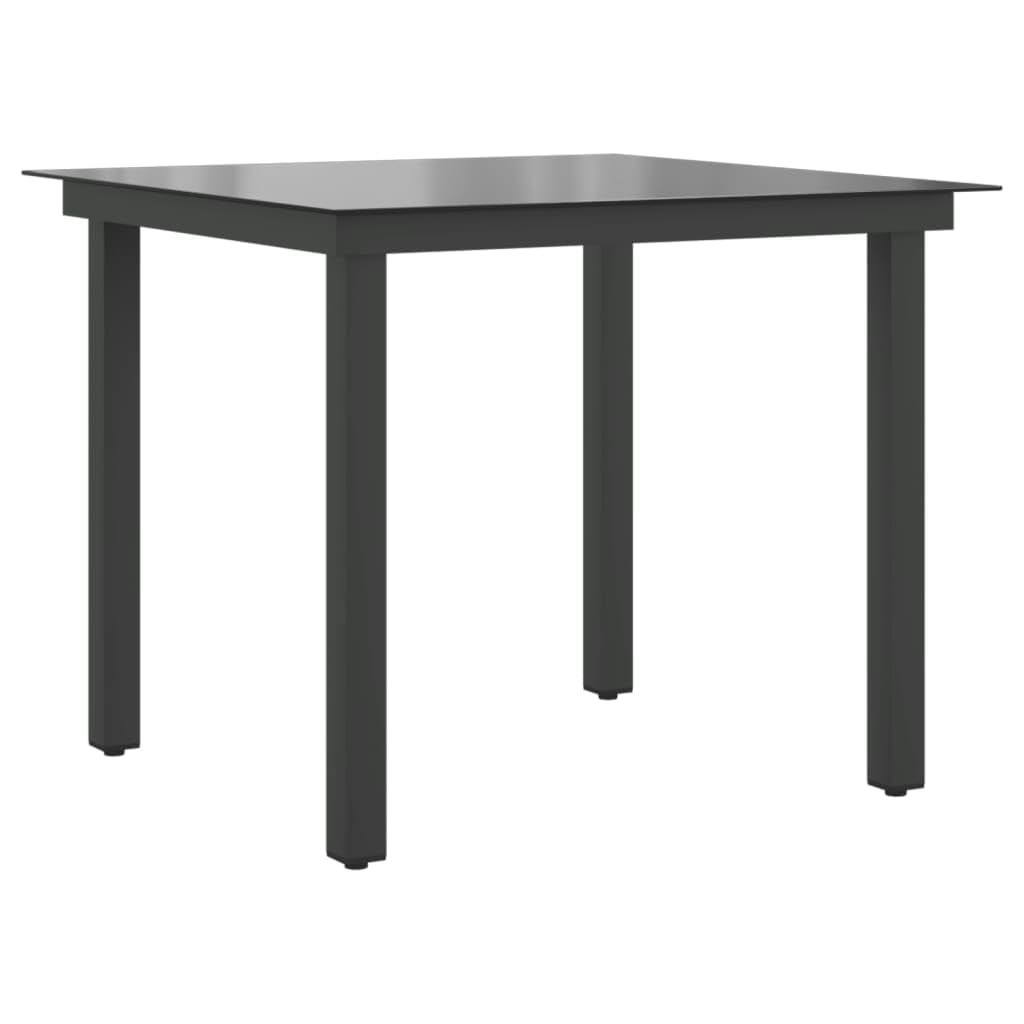 KCCKOM Patio Table Black 31.5
