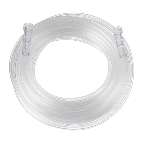 TOYASIX Oxygen Supply Tubing - Premium Crush-Resistant with Curved Prongs High Flow Oxygen Tubing for Oxygen Concentrator Machine Nebulizer Tubing & Oxygen Therapy - 10 FEET 3 Pack