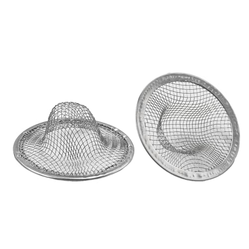 Colador de fregadero 3.5 pulgadas acero inoxidable 2 unidades