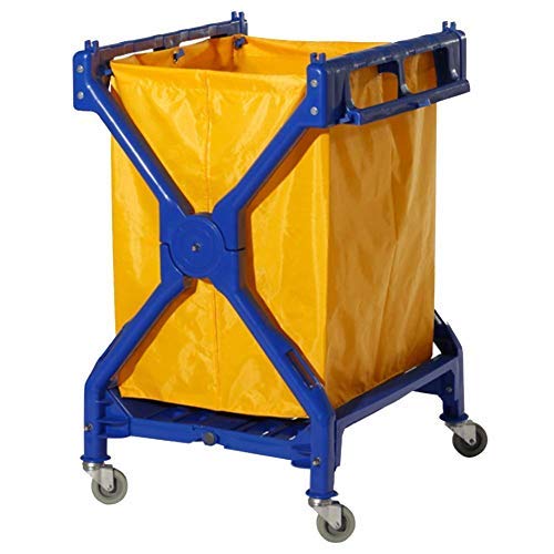 Carro de lavandería Plegable Clim Profesional para Uso en lavandería, hospitales, hoteles, hostales o residencias Diseñado con Lona Resistente de 200 litros