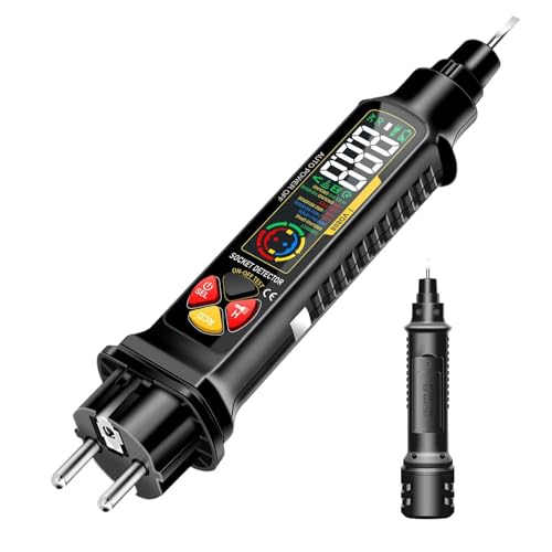 Détecteur de disjoncteur 2-300V et testeur de prise LED pour maison