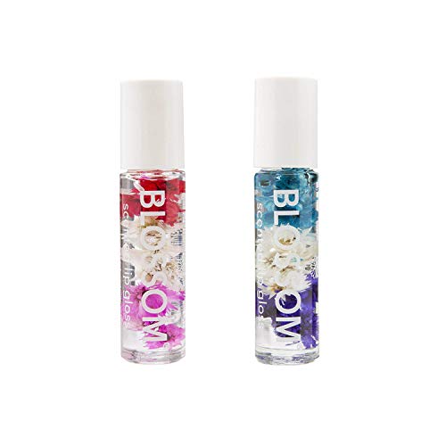 Blossom Roll On Lip Gloss - Strawberry/Raspberry (2-Pack)