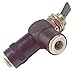 Pneumadyne F11-30-66, 3-Way Normally Closed Valve, Momentary Toggle, 1/4 Push-in Input, 1/4 Push-in Output