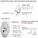 20G 18G 16G Titanium Nose Ring Hoop, Cartilage Hoop Earrings for Women Men Silver Gold Nose Ring Septum Ring Tragus Conch Helix Daith Lip Piercing Jewelry 6mm/7mm/8mm/9mm/10mm (Gold-20g, 10mm)